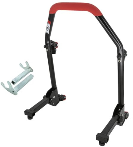 SEFIS M20U Motorradständer Set Hinterrad Motorradheber Serviceständer Heck Motorrad montageständer hinten Motorrad ständer Set Motorrad aufbocken klappbar (Racing (Haken))
