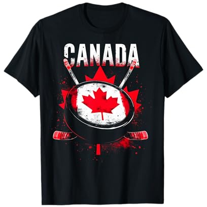 Canada Hockey su ghiaccio Maglietta