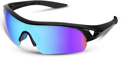 BEACOOL Gafas de sol deportivas hombres mujeres gafas de ciclismo gafas de ciclismo para ciclismo MTB pesca lentes transparentes de policarbonato con protección UV400
