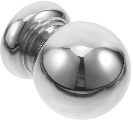 SHINEOFI Kugel Treppengeländer Zaunpfostenkappen Edelstahl Pfostenkappen Zaunpfostenkappen Zaunpfostenkappen Pfostenkappen Runde Pfostenkappen Zaunspitzen Topper 201 Edelstahl Silber
