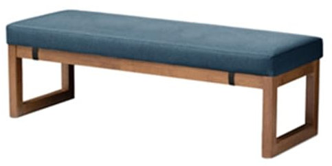Generisch Verdicktes Bankkissen, Sofakissen, 3/5/8 cm, Premium-Sitzpolster für Holzbänke/Gartenliegen, Blau, 110 x 35 x 5 cm, Komfort und Stil