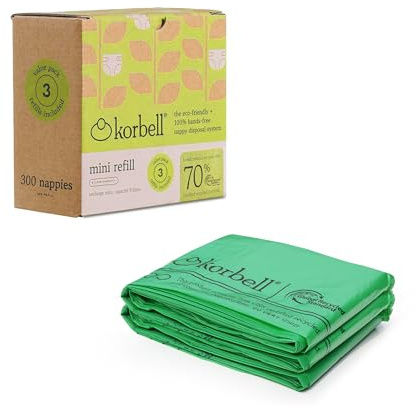 Korbell - Nachfüllpackungen für Windelbehälter Mini 9 L