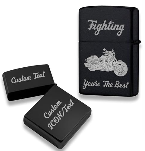 Individuelles Feuerzeugetui für Zippo mit Foto oder Logo, Personalisierte Metall-Feuerzeugabdeckung ohne Einsatz – Langlebiges und Robustes Feuerzeugetui, Kompatibel mit Zippo#2