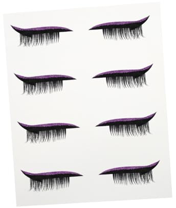 POPETPOP 4 Pares Delineador De Ojos Adhesivo Cinta Delineador De Ojos Pegatina Para Maquillaje Para Fiestas