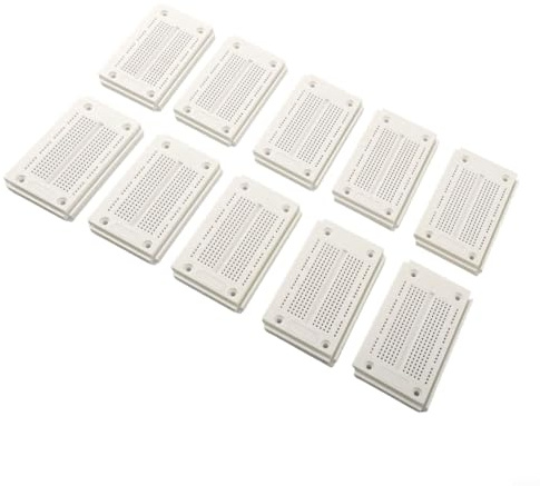 Jotekonoby SYB-46 270-Hole Solderless Breadboard for DIY Electronics Testing, Reusable Prototyping Board with GPIO Expansion Compatibility, ABS Plastic Circuit