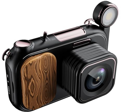 Buhdjfnke NVC300 5K Videocámara Digital WiFi Cámara Vintage 96MP 500M Telescopio Monocular de Visión Infrarroja para Acampar