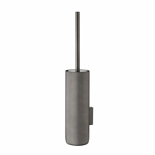 blomus WC-Bürste -MODO ROF- | Farbe Burned Metal | mit Wandhalterung | Material: Edelstahl, Kunststoff, Gummi | Maße: Ø 8,5 cm, H 49 cm | Design: Nina Thöming