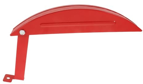LALADEFIEE Capot de Scie Circulaire, Couverture D'outil en Acier Rouge, Protection Antichoc pour Table Saw et Circular Saw, Accessoires de Menuiserie