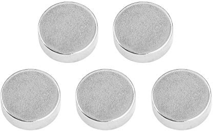 Connex Neodym-Scheibenmagnet – 5 Stück im praktischen Set | Extra starker Magnet – 6 kg Haftkraft – Für Haushalt, Werkstatt und Hobby – Powermagnet – Mini-Magnet – Ø 14 x 5 mm