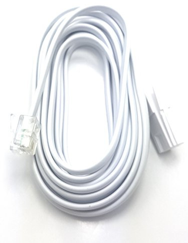 MainCore 3m Long BT Plug to RJ11 Home Telephone Cable 4 pin (Available in 2m, 3m, 5m, 10m) (3m)