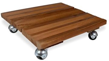 Support plante Roul'pot carré - 40 x 40 cm