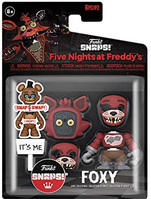 Funko Five Nights at Freddy's (FNAF) Snap: Foxy - Vinyl-Sammelfigur - Geschenkidee - Offizielle Handelswaren - Spielzeug Für Kinder und Erwachsene - Video Games Fans - Strumpffüller