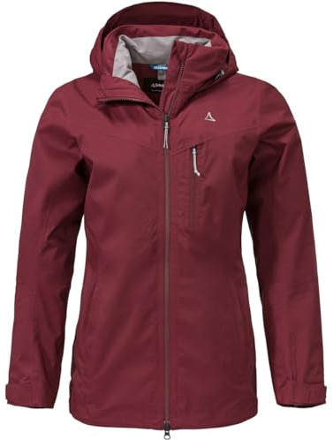 Schöffel Damen Stanzach Zip In Jacke, Dark Burgundy, 38
