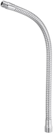 PATIKIL 16 Microphone Col Cygne, 5/8-27 Filetage Métal Universel Tuyau Flexible Bras Col Cygne Tube Extension pour Multifonction DIY, Argent Ton
