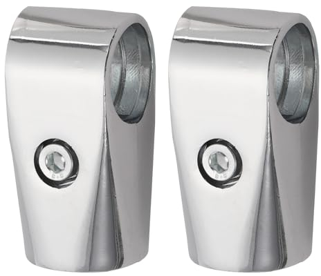 QUARKZMAN Display Rack Morsetto 2pz 1-1/4 32mm Scaffale Espositore Morsetto Bidirezionale Alluminio Lega Raccordi Tubo Asciugatura Scaffale Connessione Giunto Fissaggio