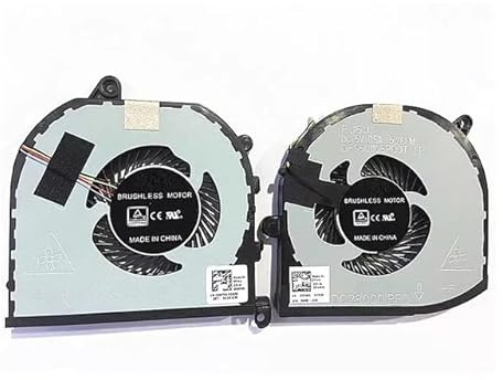 CPU GPU Fan 08YY9 V9H8N for Dell XPS 15 9570 7590 Precision 15 5530 5540 | NEW CPU GPU Cooling Fan Set 08YY9 V9H8N Replacement for Dell XPS 15 9570 7590 Precision 15 5530 5540(a pair of fans)