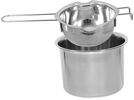 PHENOFICE Marmite à Bain- Pour Fondre Chocolat Beurre Pot à Fondre Avec Support Pour Utilisation Cuisine