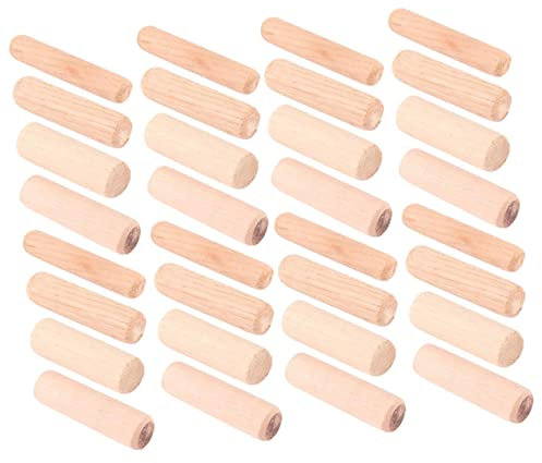 BESTYASH 400stücke Holzdübel Verschiedene Holzdübelstifte Für Handwerk Möbel Diy Basteln Holzstäbe Holzstäbchen Holzstab