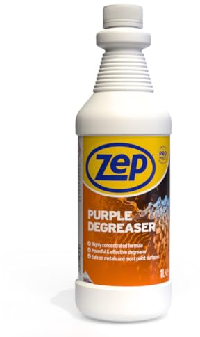 Zep Purple Degreaser Concentrate 1L – Heavy Duty for Cleaning Products, Dilutes Up to 50L