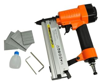 Homgoday Cloueuse à clous et agrafeuse pneumatique: ergonomique, durable, pour diverses applications