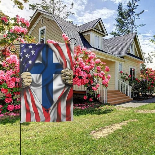 Bandiera americana della Finlandia, bifacciale, 28x40 pollici, decorazione per esterni