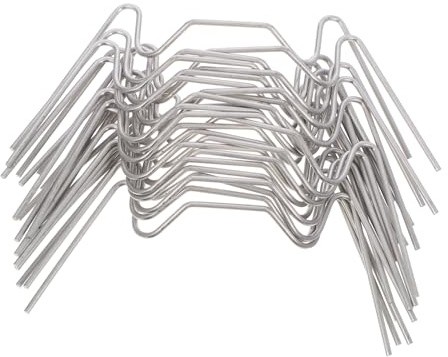 Toyvian Clips De Alambre w para Vidrio De Invernadero, Acero Inoxidable 1,2 Mm, 25 Unidades, Accesorios para Jardín y Acristalamiento Resistente