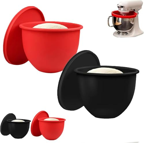 2Pack Silicone Bowl Liners for Kitchen Mixer 5 Qt, 2026 New Mixer Attachments and Accessories, Kitchen-Aid Silicone Bowl Liners for Stand Mixer, No Need for Replacement Bowls