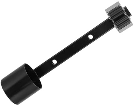 Toyvian Bastone Stabile a Inossidabile Stampella e per Acciaio Supporto Stili multipli Portatile Nero Rotelle Struttura Scooter e Sedia per Anziani e Disabili