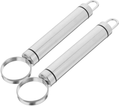 GALPADA 2 pièces Ustensile de Cuisine INOX Vide-Pommes Ergonomique et Pratique avec Poignée Anti-dérapante Outil de Coring Fruit pour Cuisine Quotidienne