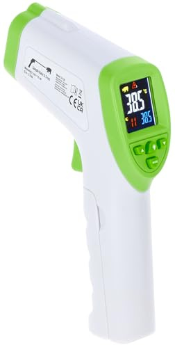 Kerbl Infrarot-Thermometer, berührungslos | Messung mit drei Modi für Menschen, Tiere und Objekte, ideal für schnelle Reihenmessungen