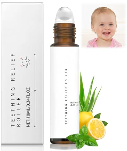 Teething Roller - Soothing Teething Oil Roller Eases Discomfort, Soothes and Eases Oral Discomfort, Portable Design for Gentle Mouth Comfort Stick