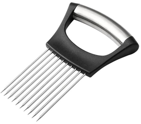 Steel Onion Slicer Tool Perfect for Vegetables for Ideal for Kitchen and Storage with Stainless and Steel Crafted from Stainless streamlining Your Cooking Process (Onion Needle)