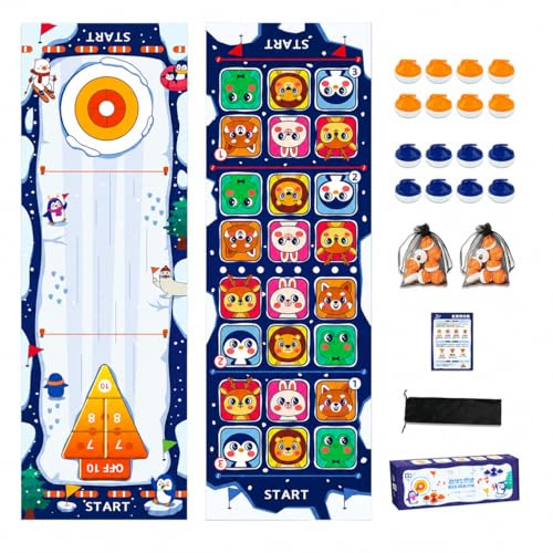 JISADER Spiel Erwachsene, Tisch Spielset 120x40cm, Multiplayer Indoor, pädagogisch wertvoll, Aufgerüstet [4-Funktion] Tisch