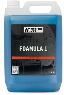 ValetPRO Foamula 1 Snow Foam Detergente per Prelavaggio Auto e Ruote, Formula Schiuma Spessa - 5 L…