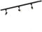 QAZQA Sistema de carril monofásico moderno negro 3 focos - JEANY Aluminio/Acero Alargada Adecuado para LED Max. 3 x 50 Watt
