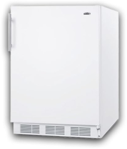 Summit 24 Refrigerator, Peak24 Undercounter Fridge, 5.5 cu.ft. Capacity, White - FF61W