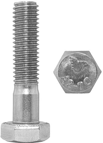 D´s Items® | Sechskantschrauben mit Schaft - M10x120 - DIN 931 - Edelstahl A2 - [5 Stück] - | Gewindeschrauben | Sechskant-Schrauben V2A | Maschinenschrauben mit Teilgewinde