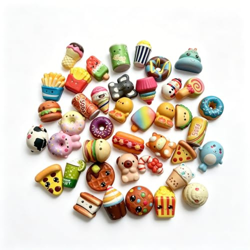 Aqueens 30 Stück Squishies Sets langsam aufsteigend Kawaii niedlich zufälliger Kuchen Brot Panda Brötchen Cartoon Serie Stressabbau Spielzeug Katze Random Squishy Schütteln Sie kleine Drücken