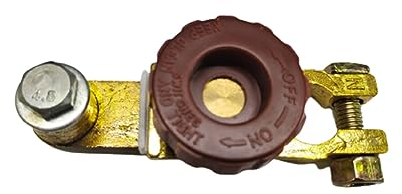 DONGKER Autobatterie-Trennschalter, 12V Batterieschalter Batteriehauptschalter Autobatterie Schalter Batterie Trennschalter für Auto, Boot, Marine, Van, LKW, Wohnmobil