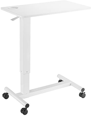 LogiLink EO0041 - Überbett-Tischwagen mit Gasdruckfeder, rollbar (feststellbare Rollen) und höhenverstellbar