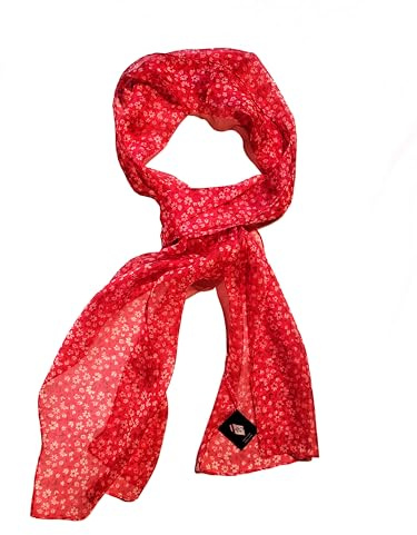 Posh Gear Damen chiffon Seiden Schal Sciallflore aus 100% Seide