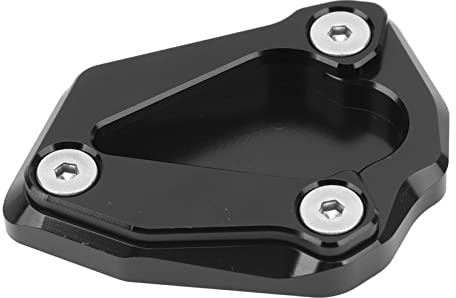 Headerbs Motorrad-Seitenständer-Pad-Platte, Fuß-Seitenständer, Motorrad-Kickstand, Stabiler Halter, Sichere Unterstützung für S1000RR S1000R 2019 Bis 2022 (Black)