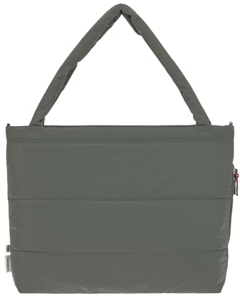 LÄSSIG Baby Wickeltasche Shopper mit Kinderwagenbefestigung/MIX Shopper olive