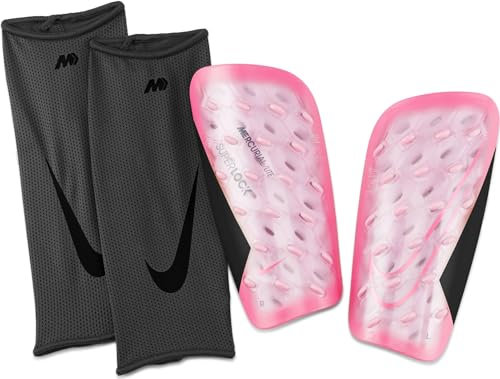 Nike Mercurial Lite Superlock Fußball-Schienbeinschoner, Sunset Pulse/Black/Sunset Pulse, DN3609-675, S
