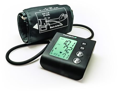 THOMSON Cardio A7 - Tensiomètre bras électronique – Précis et extra-fiable – Certifié nouvelle réglementation MDR UE 2017/745 – Adapté à toutes les morphologies – 200 mesures.