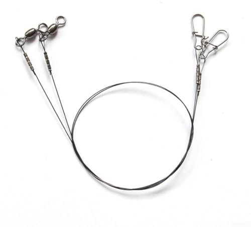Zugfestigkeitsgeprüfte Edelstahlvorfächer mit fortschrittlichem Verriegelungsmechanismus, 35 cm, 18 kg