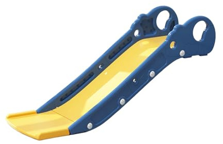 Luwecf Kinder Rutsche Indoor Spielgerät Bett Rutschbahn für Kinder Robustes PP Material Sorgt für Sicherheit rutschfeste Stufen für Kinderzimmer, Blau