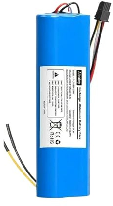 Batería de iones de litio for aspiradora de 14,4 V, compatible con ForCECOTEC, compatible con CONGA, 3090 3091 3092 1690 1890 2090, accesorios de repuesto for robots(2600mAh)
