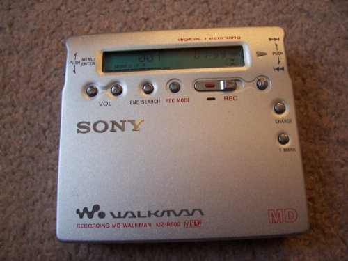 Sony MZ-R900S - Lettore portatile MiniDisc con registratore, colore: Argento