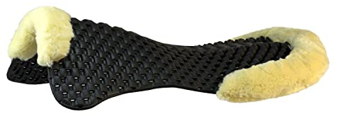 Acavallo Piuma Air-Release Pad Eco hinten erhöht, Größe:OneSize, Farbe:Natur